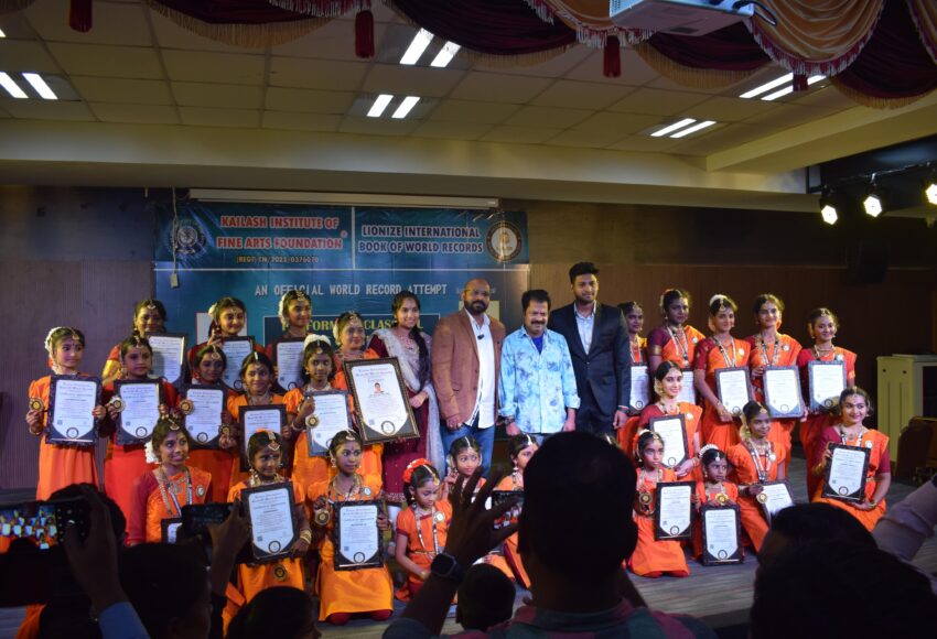 Dr. M.R. Chitra Mai Sets Official World Record with 10-Hour Bharatanatyam Performance at Chennai