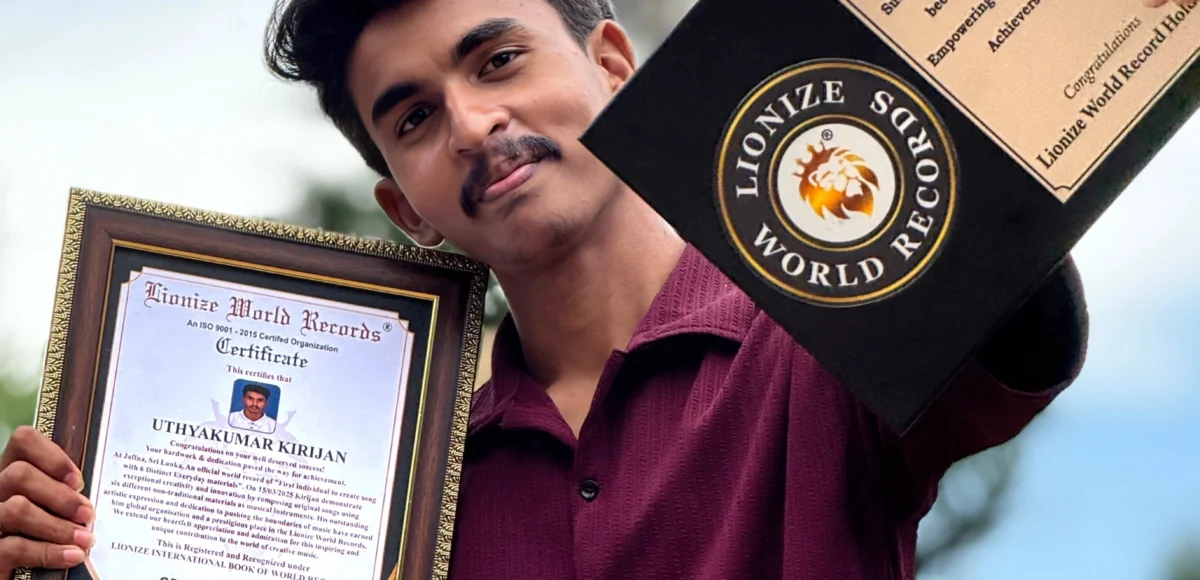 MUSIC: The Inspiring Journey of Uthyakumar Kirijan – “First Person to Compose Songs with 6 Different Everyday Materials”