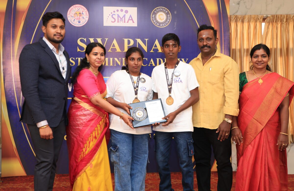 Identifying and Arranging Chess Pieces While Blindfolded in 59.78 Seconds – Akshaya A. Sets a Lionize World Record  Published: July 30, 2026