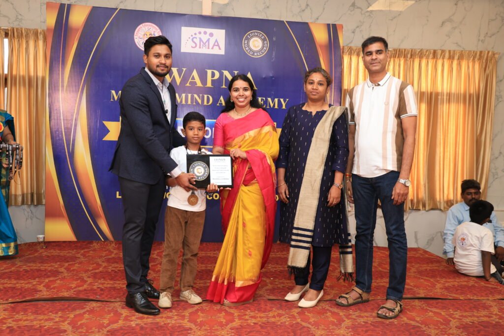 Fastest Blindfolded Identification of 50 Periodic Elements in 36.59 Seconds world record certificate awarded to G. R. Krithiik by Lionize World Records