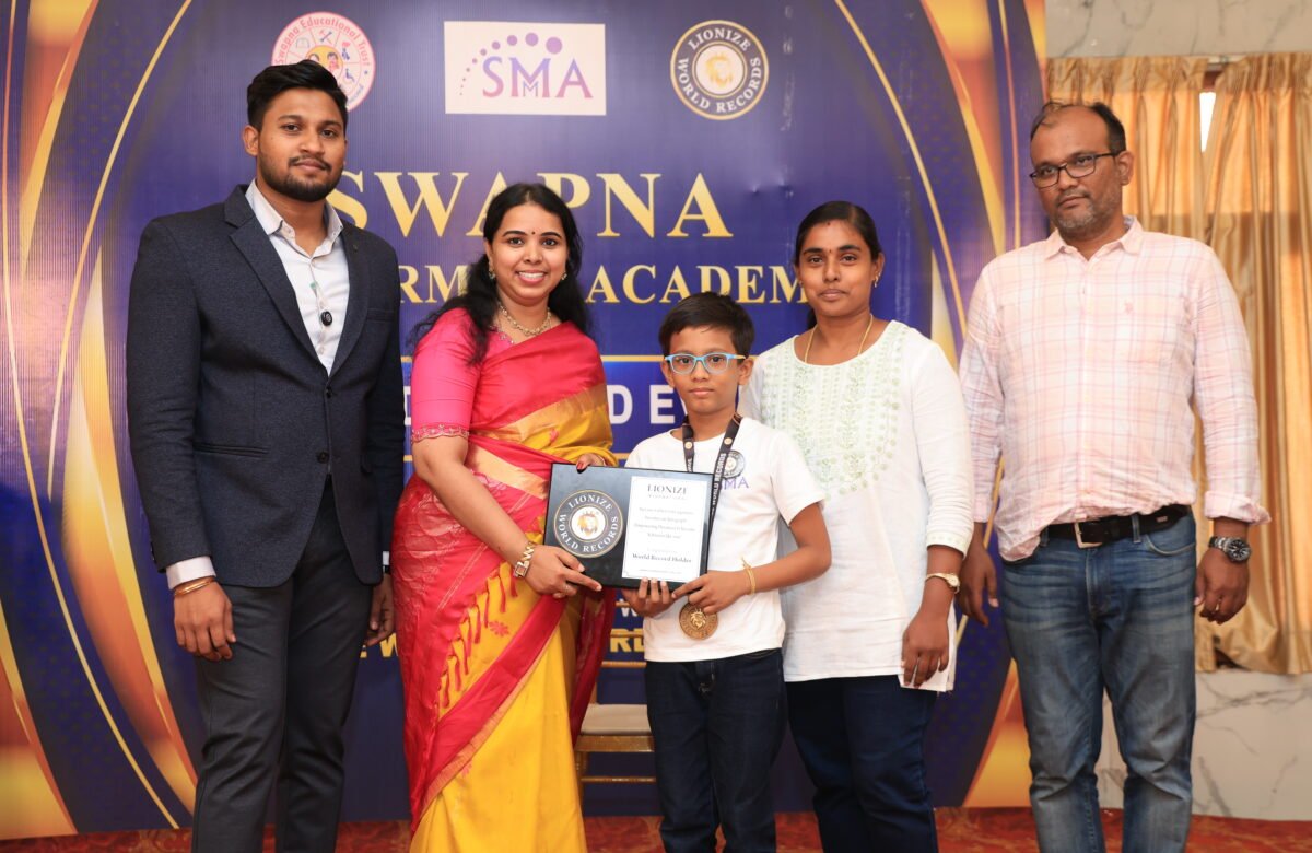 Fastest Identifying and Arranging Five Different Tangram Shapes While Blindfolded in 4 Minutes and 05.64 Seconds – Kabilan S. Sets a Lionize World Record  Published: July 30, 2026