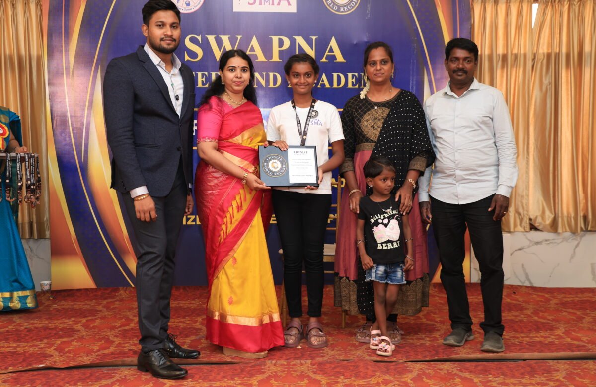 Fastest Identifying 13 Obstacles and Accurately Kicking the Ball While Blindfolded in 1 Minute and 30 Seconds – S. N. Vekshana Sets a Lionize World Record  Published: July 30, 2026