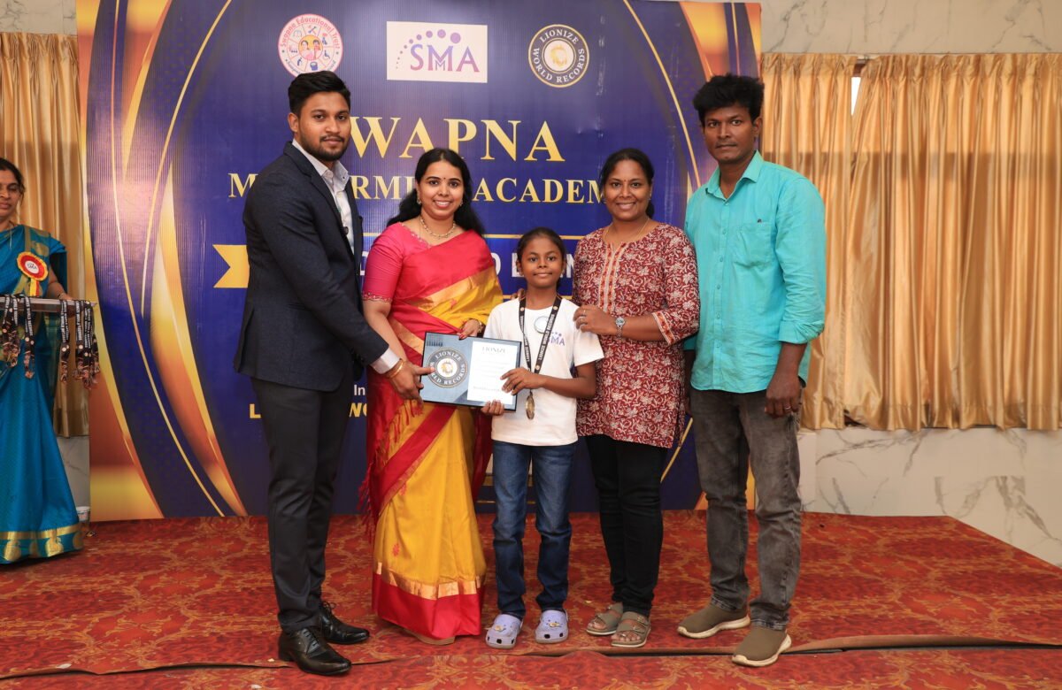 Fastest Performing Silambam While Blindfolded and Identifying 20 Multicolored Objects in 1 Minute and 27.03 Seconds – Y. Vegaasri Sets a Lionize World Record  Published: July 30, 2026
