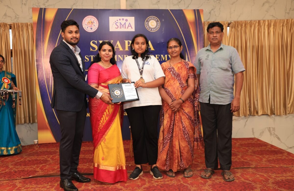 Fastest Blindfolded Reading World Record: S. Kiruthika Reads Three Stories in 1 Minute 41.20 Seconds  Published: July 30, 2026